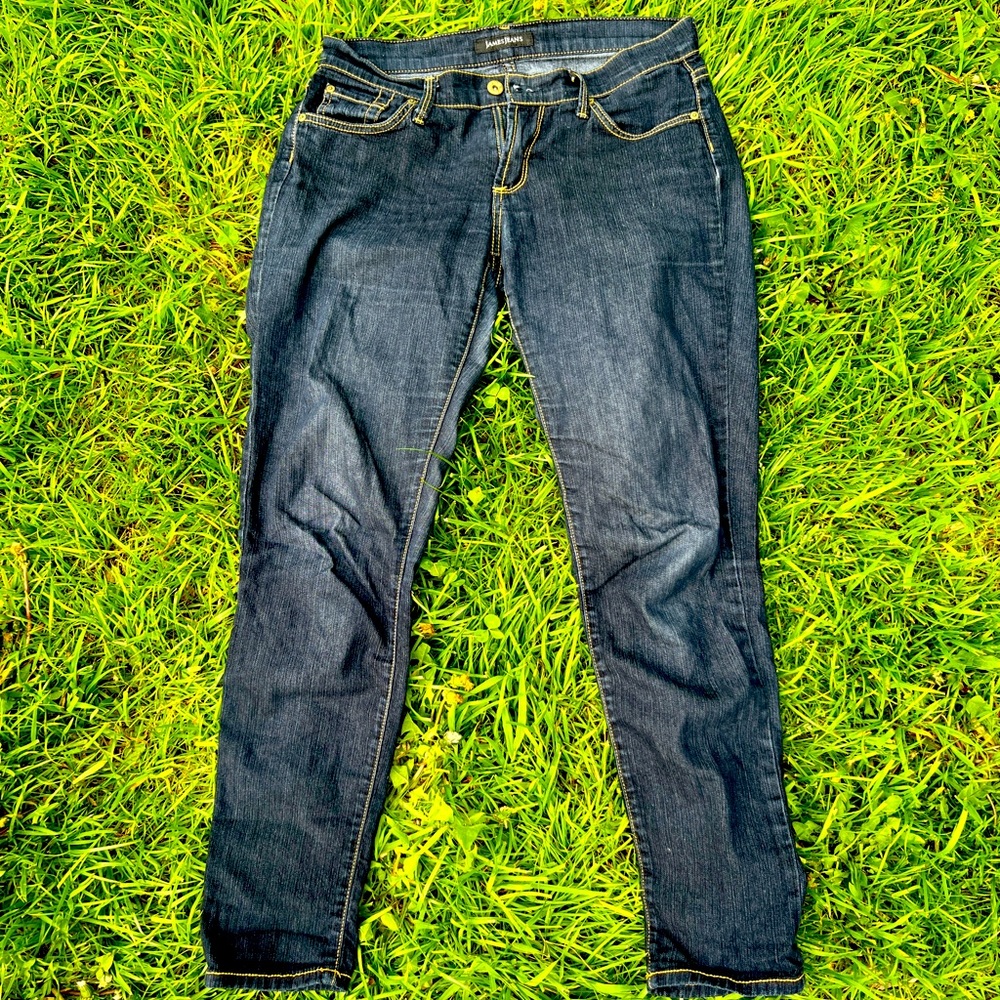 Slim cut distressed James Jeans, womens size 28